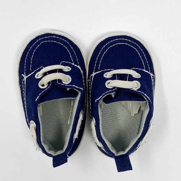 Baby 0-6 Month Slip On Soft and Comfortable Shoes. Blue. Size 0-6 Months - Picture 4 of 6
